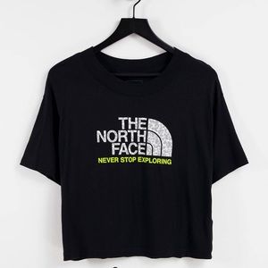The NorthFace Cropped Tee Worn once